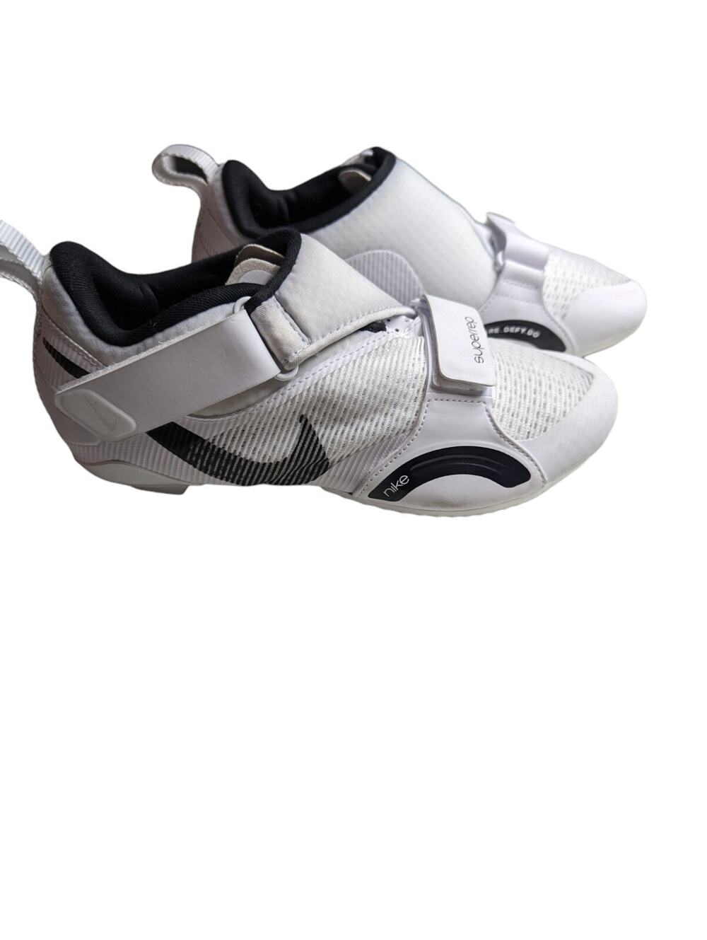 Size 6.5 Nike SuperRep CJ0775-100 Women's White Cycling Shoes Only (No Clips)